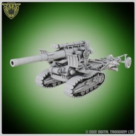 0014_2.jpg Russian 203 mm howitzer M1931 (B-4) (Resin) - Detailed 3D model for resin printed tabletop WW2 wargaming