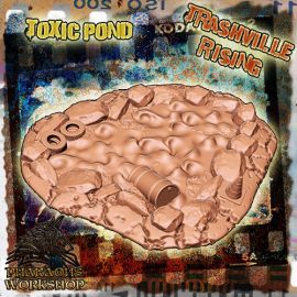 1_2_20_1.jpg Toxic wasteland pond - 3D Printed Tabletop Gaming STL File - 3D Model Terrain & Miniatures