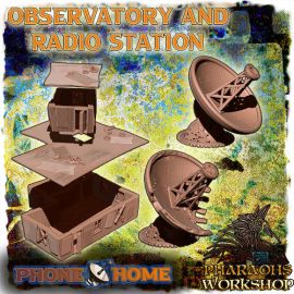 2_2_4_1.jpg Wasteland radio station and observatory - 3D Printed Tabletop Gaming STL File - 3D Model Terrain & Miniatures