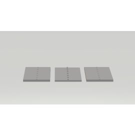 40mm_straight_178_1.png 40 MM Road Pack - 3D Printed Tabletop Gaming STL File - 3D Model Terrain & Miniatures