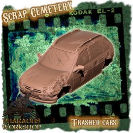 Trashed cars