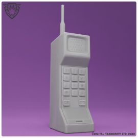 80's Classic Cellular Phone (printed)