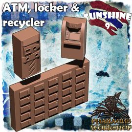 atm_3.jpg ATM, bottle deposit machine and locker - 3D Printed Tabletop Gaming STL File - 3D Model Terrain & Miniatures