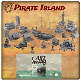 cast_away_bundle_01.jpg Castaway RPG - Pirate Island - Mega Pack Fantasy Coastal Settlement - 3D printed tabletop gaming Monomyth Games mork borg