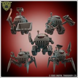 cyber_squig_gardening_droids_robot_servitors_for_retro_sci-fi_gaming_19_.jpg 3d printed Cyber Squigs - Gardening Droids & Servitors