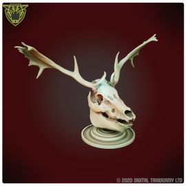 deer_pig_digital_taxidermy_skull_1_.jpg Deerpig Skull 3D printed model - Mythical Hunting Trophy