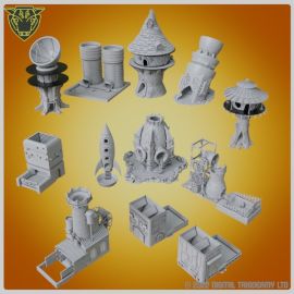 All of our Dice Towers - DT Power Towers Kickstarter Bundle