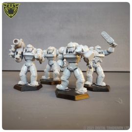 Space Knights - Crusading Armored Warriors (printed)