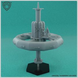 doctor_who_ark_in_space_nerva_station_beacon_revenge_of_the_cybermen_.jpg0001_1.jpg Dr Who - The Ark in Space (printed) - 3D Printed Tabletop Gaming STL File - 3D Model Terrain & Miniatures