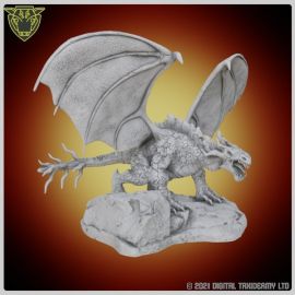 dragon_set_10008.jpg Dragon 3 - 28mm Fantasy gaming miniatures for 3D printed tabletop gaming