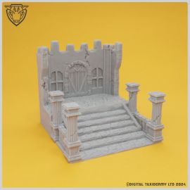 dungeon_entrance_stl_model_dungeons_and_dragons_3d_print0001.jpg Dungeon Entrance - Scenery or Display Stand - 3D Printed Tabletop Gaming STL File - 3D Model Terrain & Miniatures