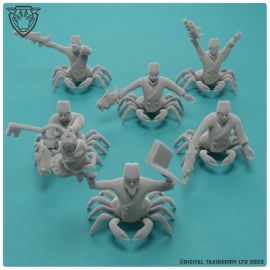 dutch_crabmen_with_trout_guns_sci_fi_comedy_miniatures_1_.jpg Dutch Crab Men with Trout Guns - Stargrave Crew - Sci-fi Miniatures - 3D Printed Tabletop Gaming STL File - 3D Model Terrain & Miniatures