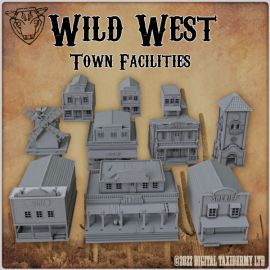 Wild West Town Facilities Building Pack