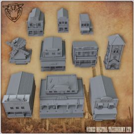 Wild West Town Facilities Building Pack