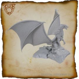 fantasy_furniture_stl_dungeons_and_dragons0016.jpg Dragon 17 - 28mm Fantasy gaming miniatures for 3D printed tabletop gaming