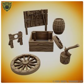 Fantasy or medieval scatter accessory Pack (printed)