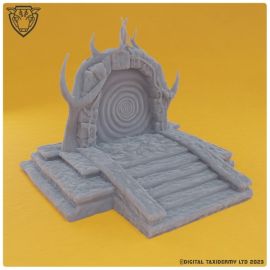 fantasy_town_building_medieval_scatter_terrain_tower0001.jpg Stylized Middle Ages - Portal - Dimensional gate, mystic portal, gateway to other worlds STL file for Tabletop gaming