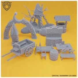 Stylized Middle Ages - Scatter 01 (printed)