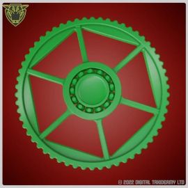fidget_spinner_toy_adhd_add_sensory_toy_4d_print_asd.jpg Cog Fidget Spinner - Print in place moving parts - Moving fidget Toy nick-nack gift present addictive tactile play