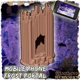 frost_portal_1.jpg Mobile phone frost portal - 3D Printed Tabletop Gaming STL File - 3D Model Terrain & Miniatures