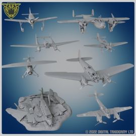 german_planes_ww2_stl_model_3d_print_luftwaffe0042.jpg 3D Fortress German Planes Bundle Pack 