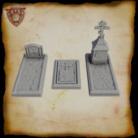 graves0001.jpg Decorative graves - DnD D&D HORDES Warmaster Ancients Malifaux Mordheim Runewars Warhammer Fantasy Battle WFB Age of Sigmar AOS frostgrave