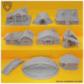 hobbiton_hobbit_house_shire_lord_og_the_rings_cottage_scatter_building_stl0078.jpg Hobbiton - Buildings and homes from the shire - Lord of The Rings RPG and Tabletop gaming models for 3D printing
