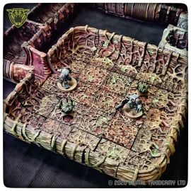 3D printed space hulk terrain replacement game board 3D table replacement