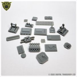Greeblie Pack Selections (printed) -Switches - Greeble Pack 11