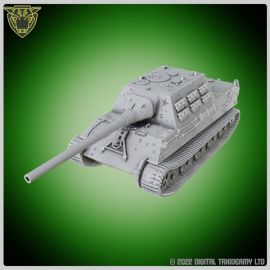 jagdtiger_ww2_tanks_stl_files_3d_print_table_bolt_action0017.jpg Panzerjäger Tiger Ausf B Jagdpanzer VI with battle scars - Details 3D model for resin printed tabletop gaming
