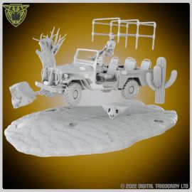 Safari Jeep Diorama