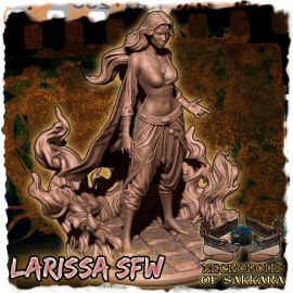 Larissa the Fire Mage - Fantasy Collectors Miniature SFW & NSFW