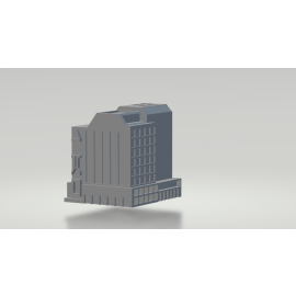 law_alt_view_1.png Law Condo - 3D Printed Tabletop Gaming STL File - 3D Model Terrain & Miniatures