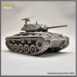 m24_chaffee_tank_model_tabletop_wargame_fow_bolt_action_02_1_1.jpg M24 Chaffee Light Tank (printed) - 3D Printed Tabletop Gaming Model - 3D Model Terrain & Miniatures