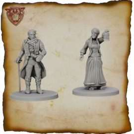 Lighthouse Keeper and his wife Miniatures - Imagination Forge Games