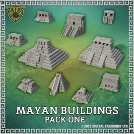 mayan_aztec_terrain_stl_3d_printing_south_american0021.jpg Mayan or Aztec Building Pack 01 - 3D printed tabletop gaming historic stone age temple ziggurat home sacrifice Conquistadors warrior