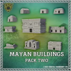 mayan_aztec_village_hut_terrain_stl_3d_printing_south_american0022.jpg Mayan or Aztec Building Pack 02 - 3D printed tabletop gaming historic stone age temple ziggurat home sacrifice Conquistadors warrior