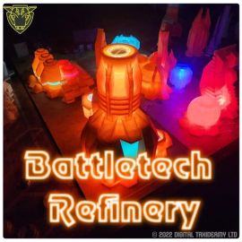 mecha-madness_battletech_refinery-min-1.jpg ++FREE++ Mecha-Madness - Battletech Rfinery Kickstarter Files for FDM 3D Printing 6mm and 28mm Sci-fi Cyberpunk Gaming