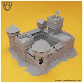 medieval_castle_keep_fort_terrain_fasntasy0009.jpg Medieval Castle & Fortress Set 02 - Fantasy Tabletop gaming scenery STL model 