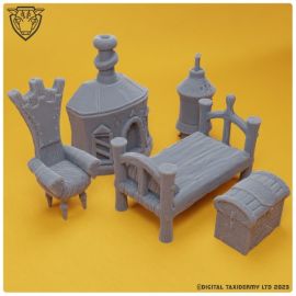 middle_ages_buildings_fantasy_furniture_scatter_village_stl.jpg0004_1.jpg Stylized Middle Ages - Scatter 02 (resin) - 3D Printed Tabletop Gaming STL File - 3D Model Terrain & Miniatures