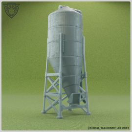 model_animal_feed_silo_farming_train_set_model_railway_countryside_scenery_farm_4_.jpg Farm & Industrial Feed Silo - 3D Printed Tabletop Gaming STL File - 3D Model Terrain & Miniatures
