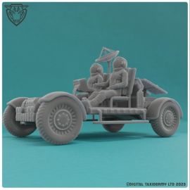Lunar Rover with Astronauts (printed)