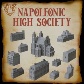 napoleonic_french_town_buildings_chateaux_stl_france_ww20025.jpg Napoleonic Chateau and mansion Buildings - 3D printed tabletop gaming historic stone age temple ziggurat home sacrifice Conquistadors warrior