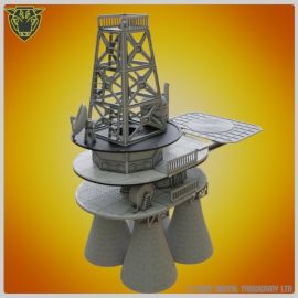Spool Tower - Oil Rig