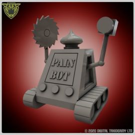 pain_bot_1_3.jpg Pain Bot Memorabilia Fan Art Statue - Teen Titans Go - Print on Demand Model