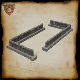 Palisade Fort Wall - Imagination Forge Games