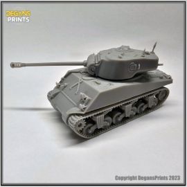 persherman_concept_tank_01_3.jpg Sherman tank Prototype with Pershing Turret (printed) - Models for WW2 tabletop wargaming - American Tank