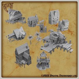Pirate Island - Fantasy Coastal Settlement Pack 01