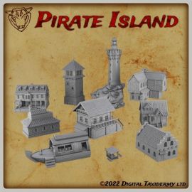 Pirate Island - Mega Pack Fantasy Coastal Settlement