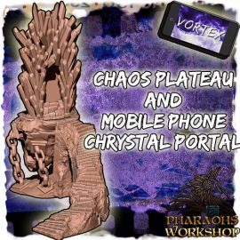 portal_bundle_1.jpg Chaos plateau and mobile phone crystal portal - 3D Printed Tabletop Gaming STL File - 3D Model Terrain & Miniatures